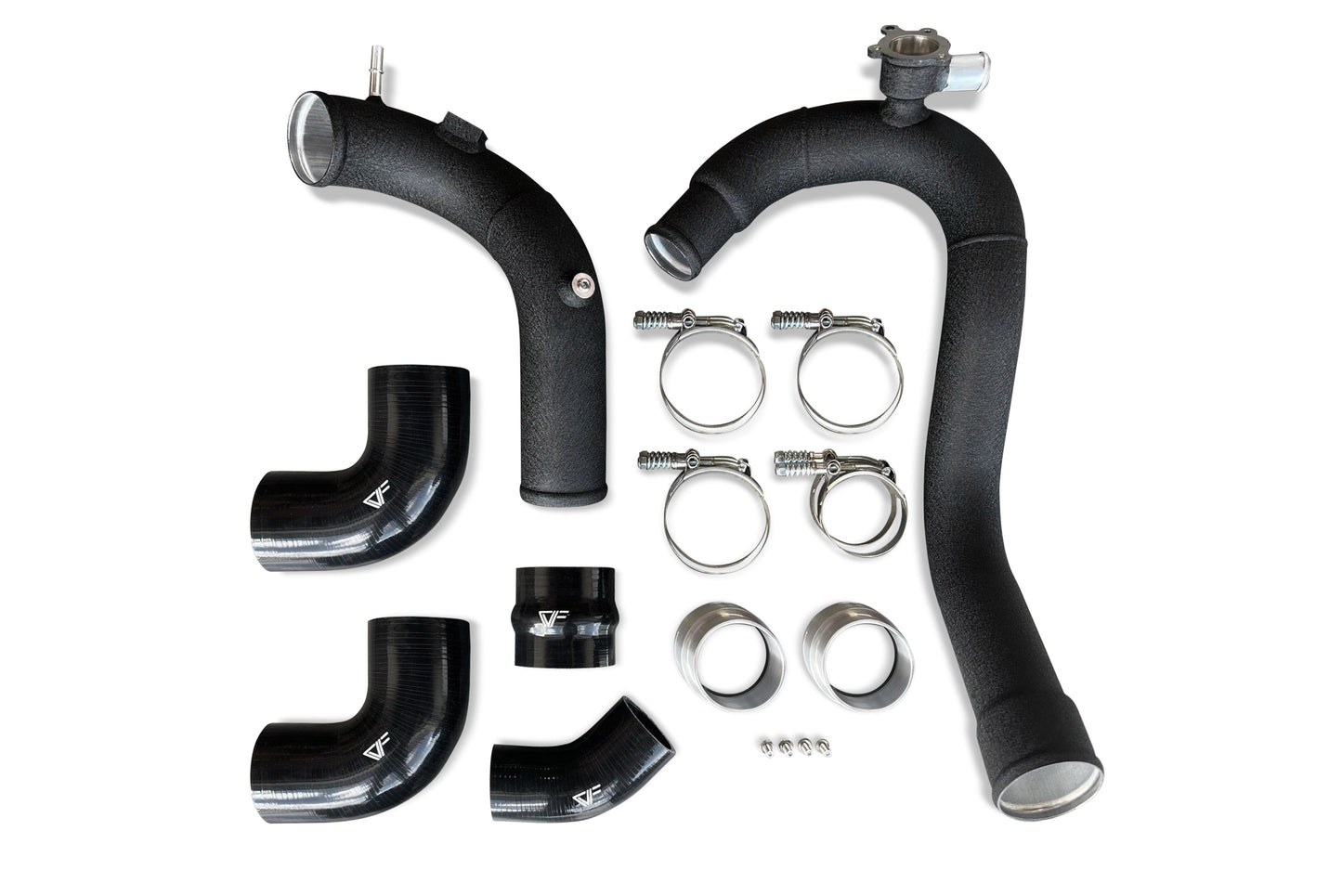 CVF Aluminum Intercooler Hot-Side + Cold-Side Piping Kit (2021-2024 Ford Bronco 2.3L) CV Fabrication (CVF) 