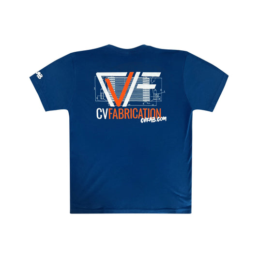 CVF Logo Tee with Intercooler Outline CV Fabrication (CVF) 